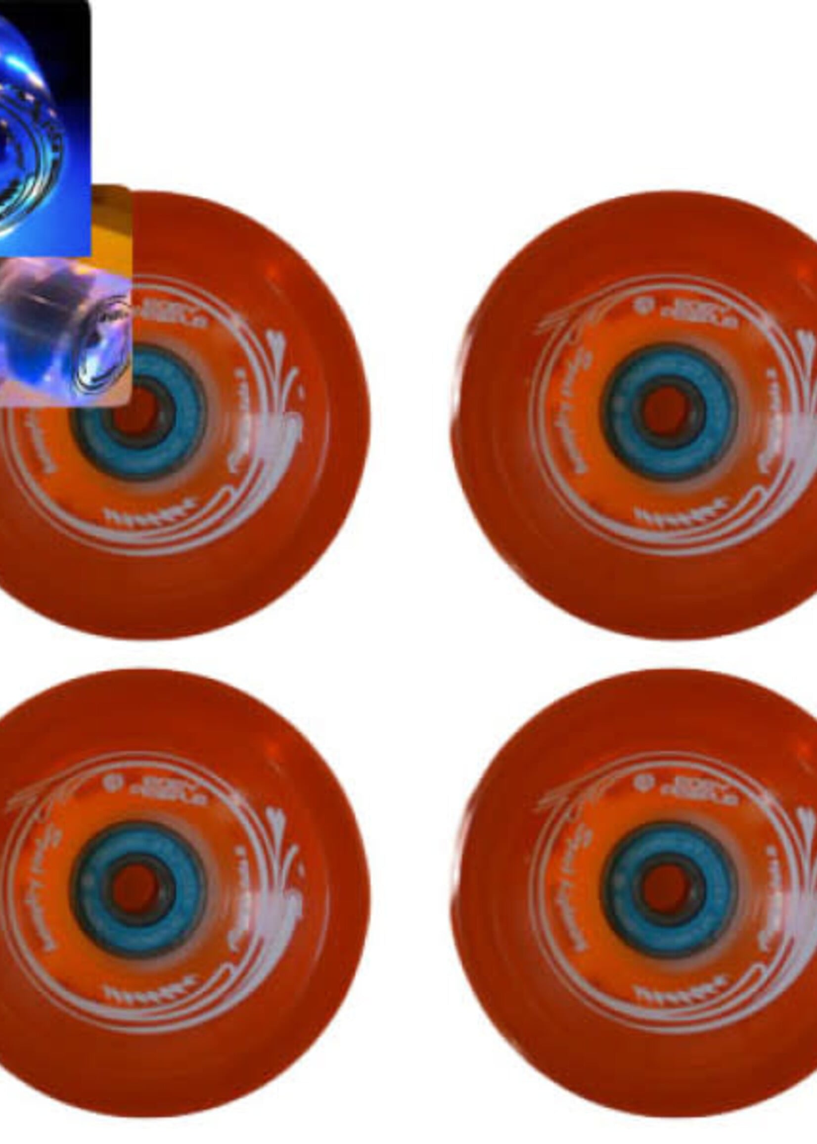 Longboard Roues Orange Speed Cruiser Solide Qt(4) avec Bearing 85