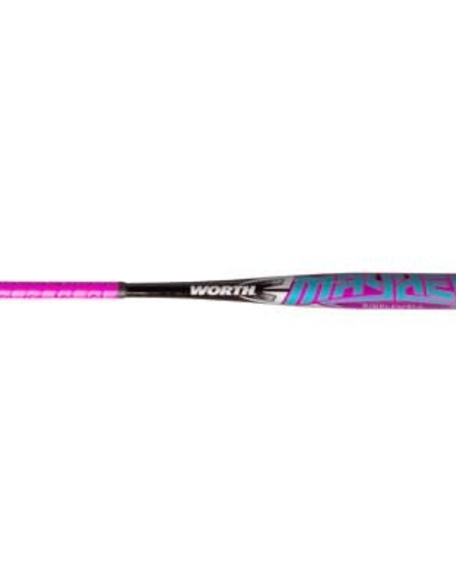 Worth Mayhem Singlewall Alloy Slowpitch Bat 28oz  34''