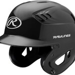 Rawlings Coolflo High School/College Batting Helmet Black LRG