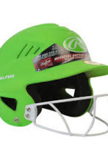 Rawlings High School/College Batting Helmet Green/Vert casque