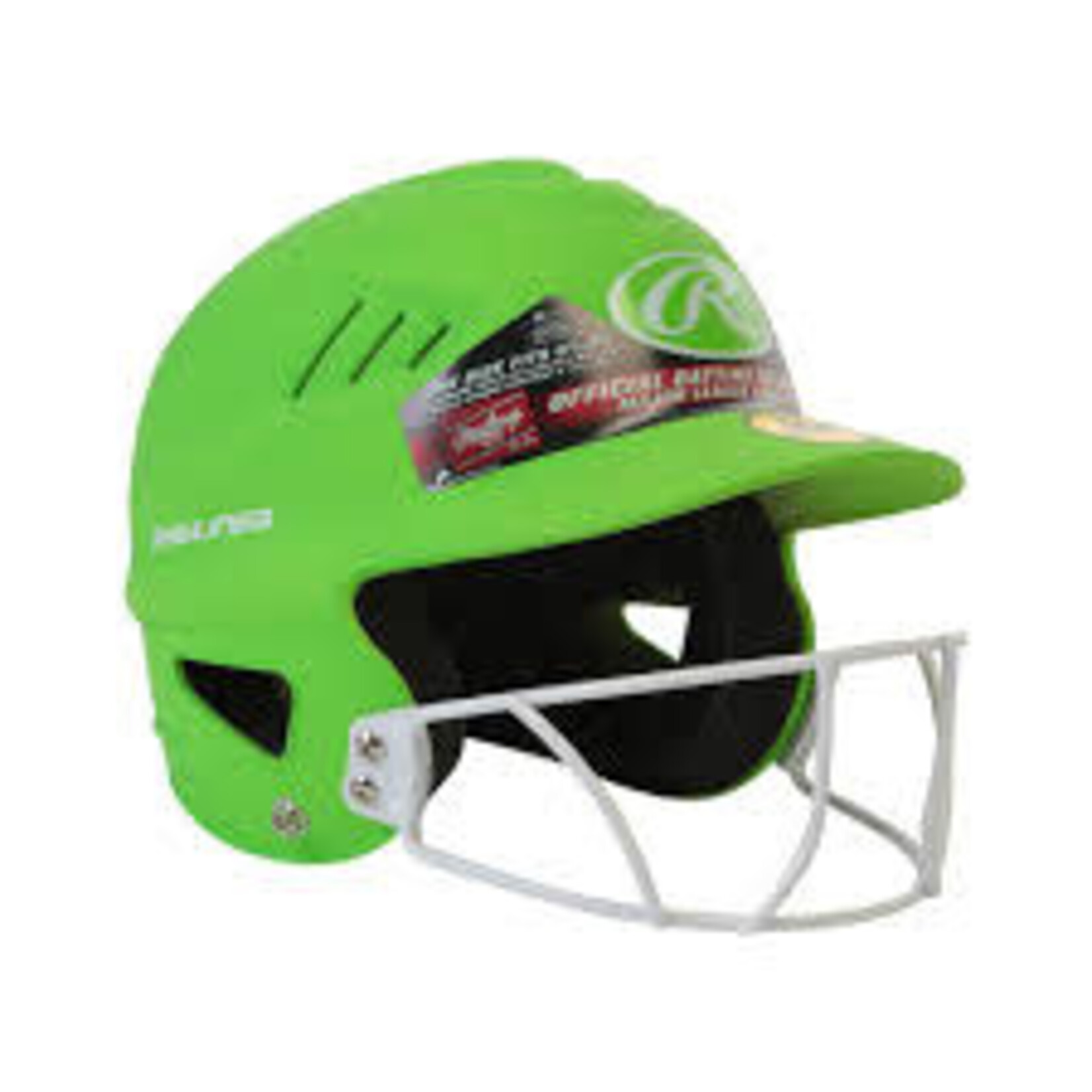 Rawlings High School/College Batting Helmet Green/Vert casque