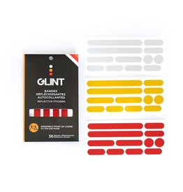 GLINT Reflective, Ensemble pour cadre 3 couleurs, Blanc/Jaune/Rouge, Kit