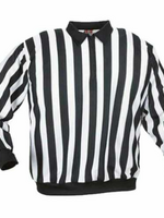 CCM Hockey CCM REFEREE JERSEY WITH SNAPS, SENIOR 50 BLACK - v.01
