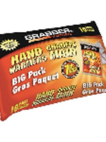 RÉCHAUFFEURS DE MAINS GRABBER (PAQUET DE 10)