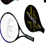 Raquette de Tennis Aktion Junior AK2600 25'' Mauve/Noir