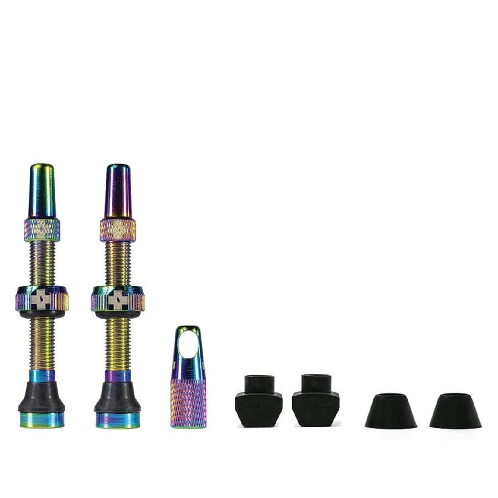 Muc-Off, Tubeless Valve, Presta, 44mm, Iridescent , Pair