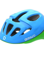 Briko Cycling Helmet JR,Fury Matt Blue-Green Fluo-A18 S