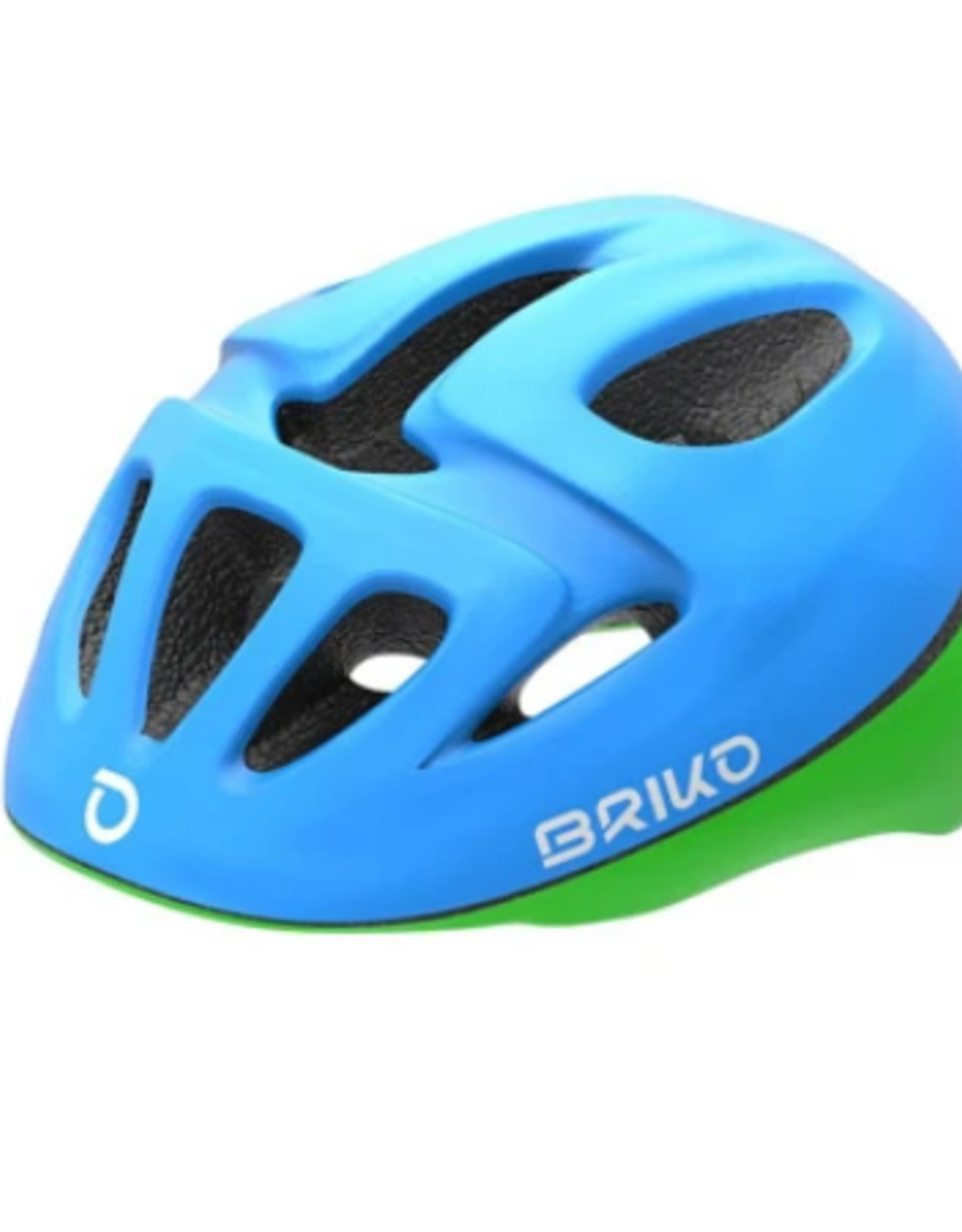 Briko Cycling Helmet JR,Fury Matt Blue-Green Fluo-A18 S
