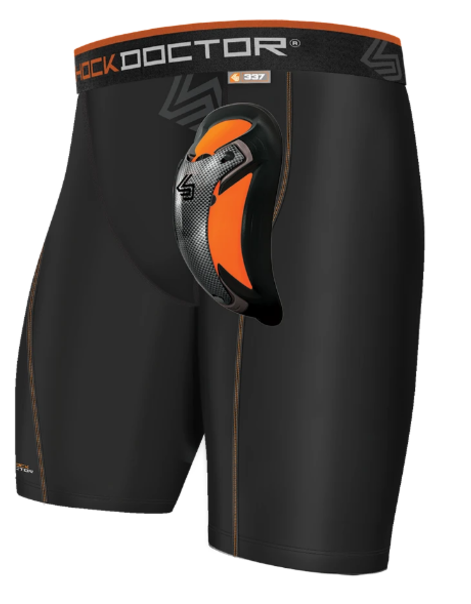 Shock Doctor Ultra Pro Comp Short w/Ultra Cup Blk M/S Adult BLACK