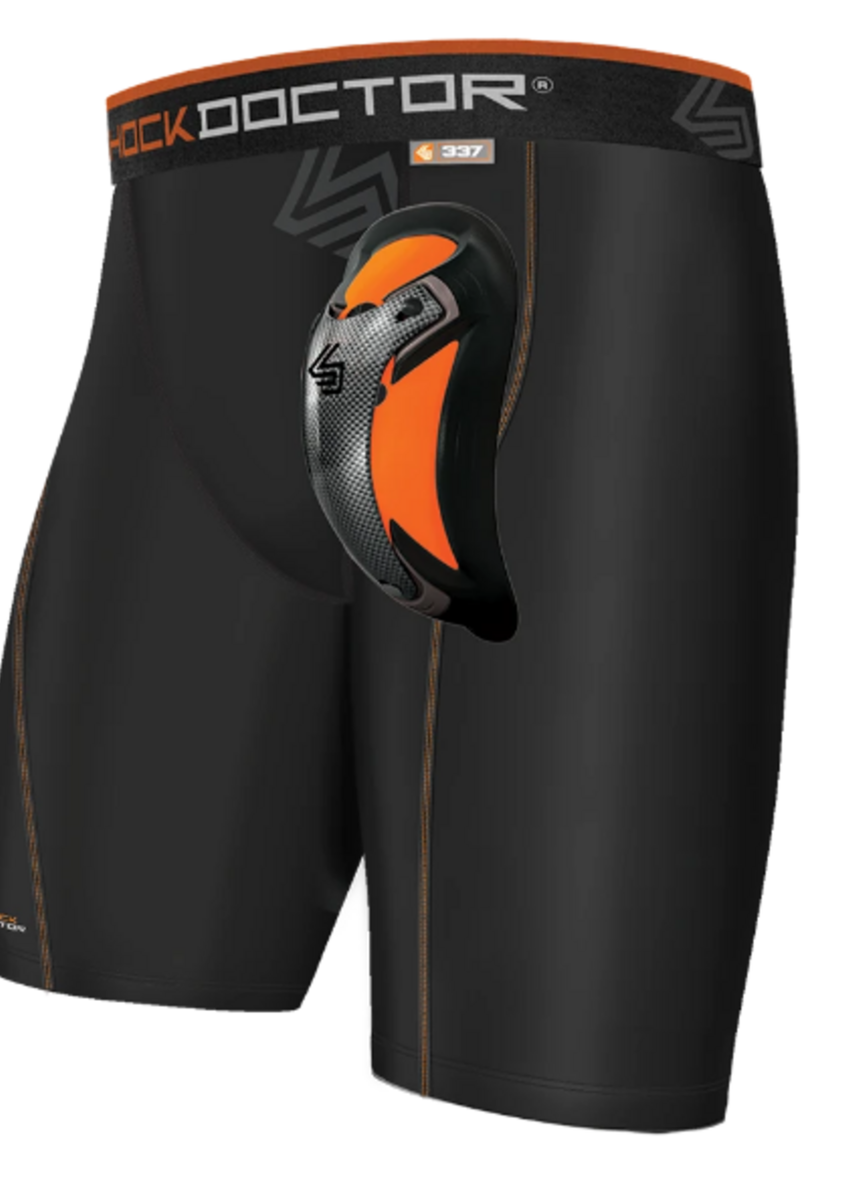 Shock Doctor Ultra Pro Comp Short w/Ultra Cup Blk M/S Adult BLACK