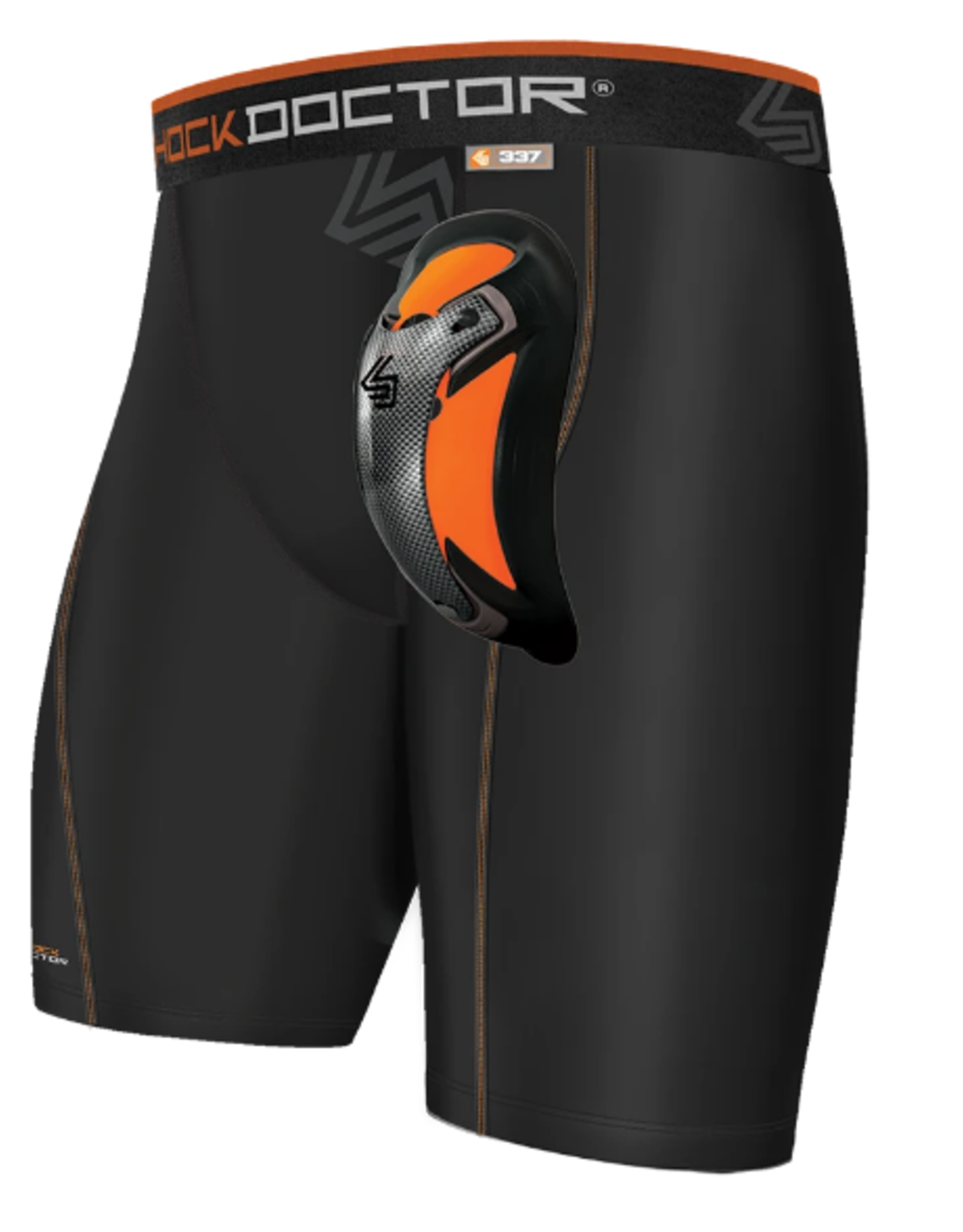 Shock Doctor Ultra Pro Comp Short w/Ultra Cup Blk M/XL Adult BLACK