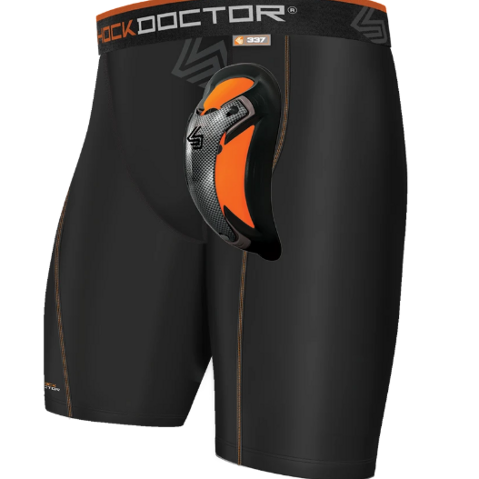 Shock Doctor Ultra Pro Comp Short w/Ultra Cup Blk M/XL Adult BLACK