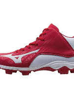 Mizuno 9-SPIKE (4) MID RED/WHT
