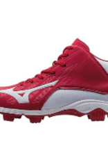 Mizuno 9-SPIKE (4) MID RED/WHT