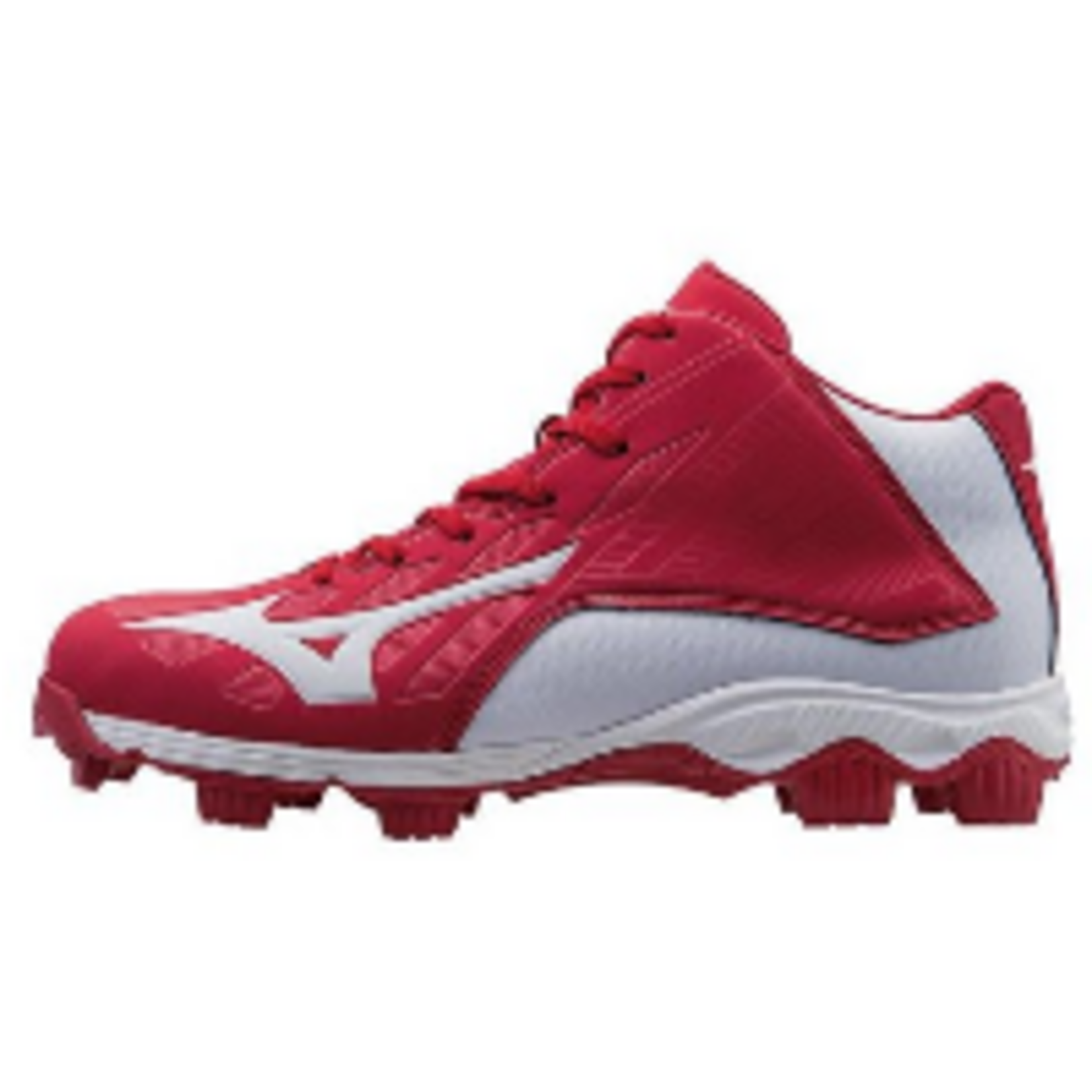 Mizuno 9-SPIKE (4) MID RED/WHT