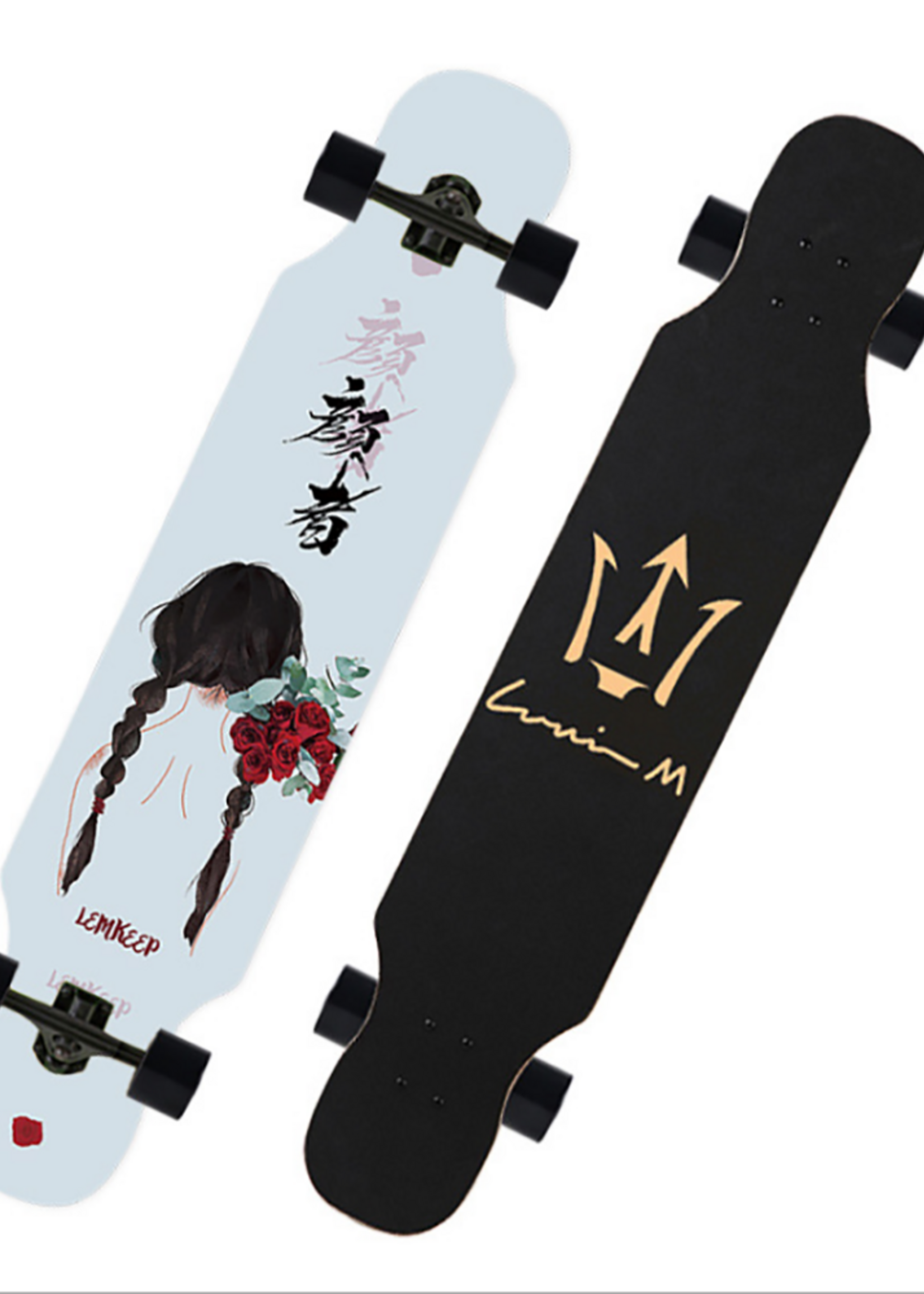 LONGBOARD LEMKEEP 41,5''x 9'' Gris Chine