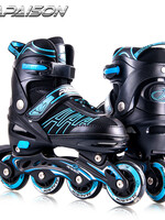 Patin Papaison (L) Bleu  3-6 Abec 7 - 70mm