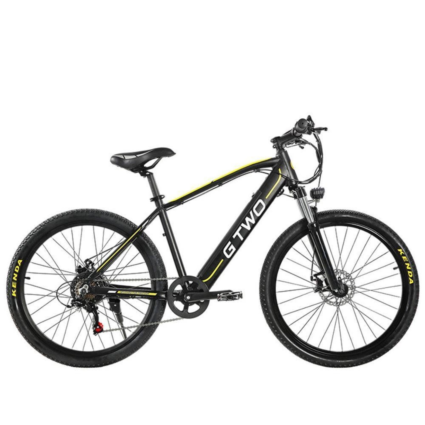 G Two Vélo Électrique G Two De Ville  Homme Noir/jaune 700c pouces(48V-350W)