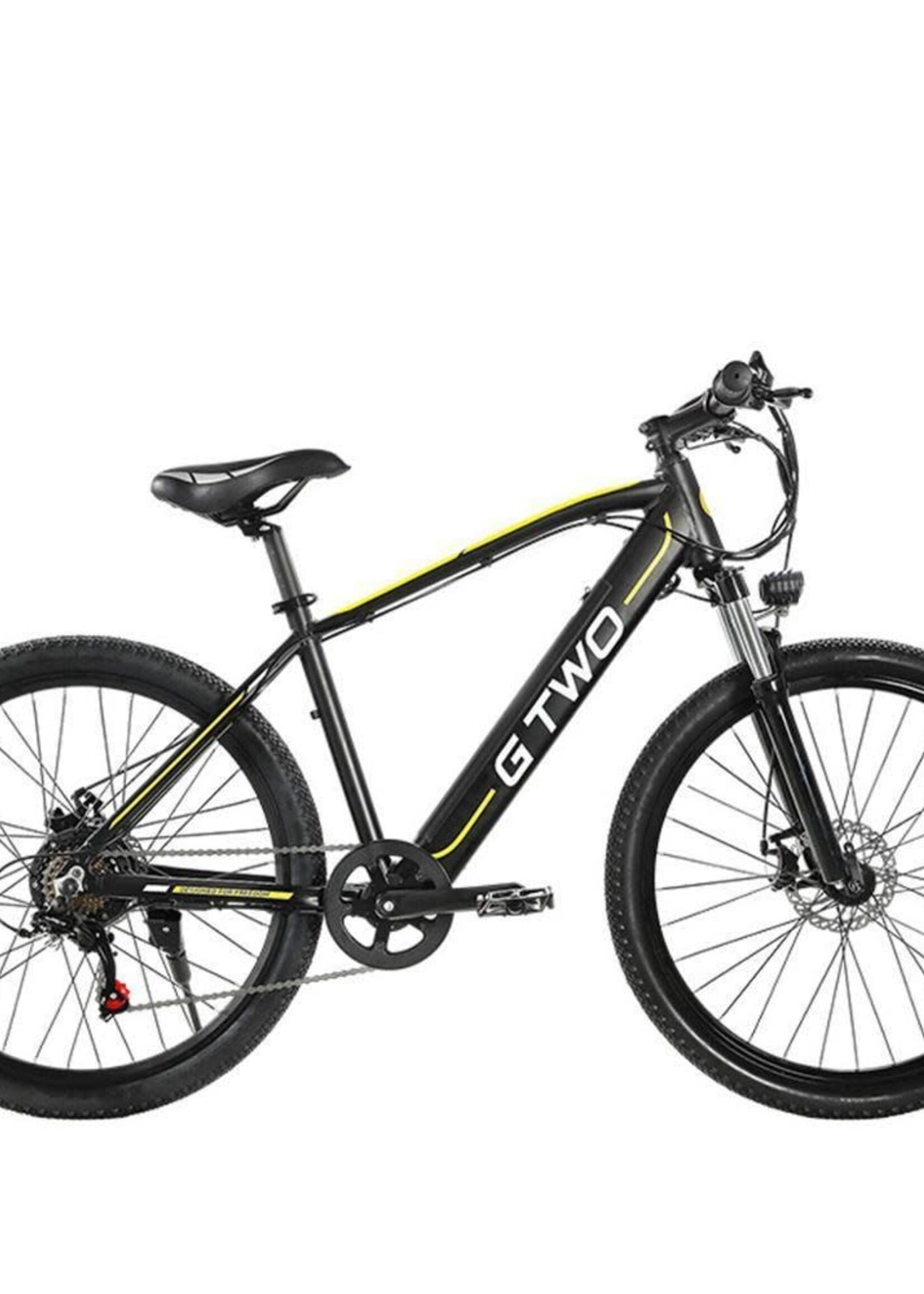 G Two Vélo Électrique G Two De Ville  Homme Noir/jaune 700c pouces(48V-350W)