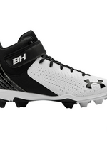 UA HARPER 5 MID RM 10 NOIR BLANC