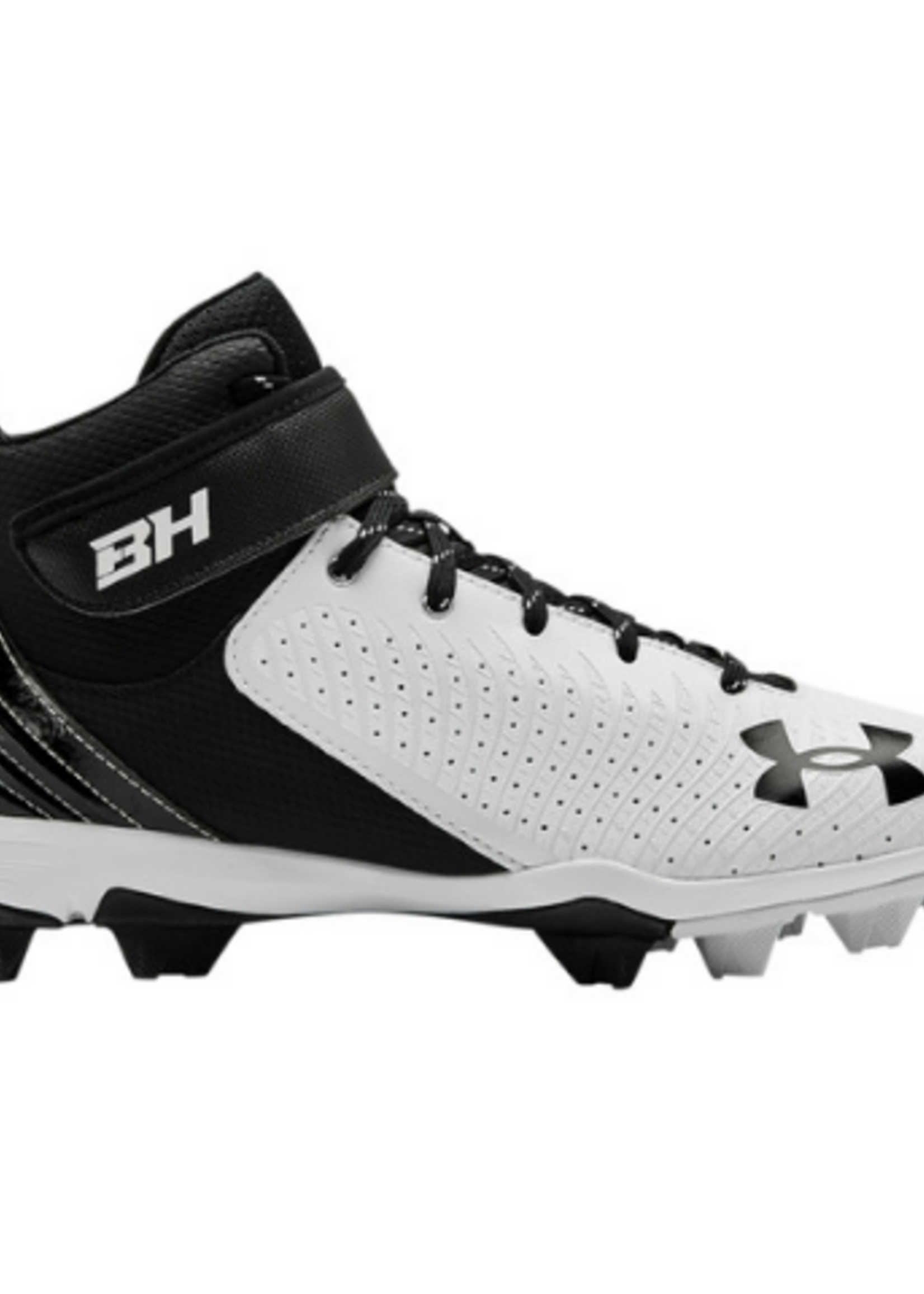 UA HARPER 5 MID RM 10 NOIR BLANC