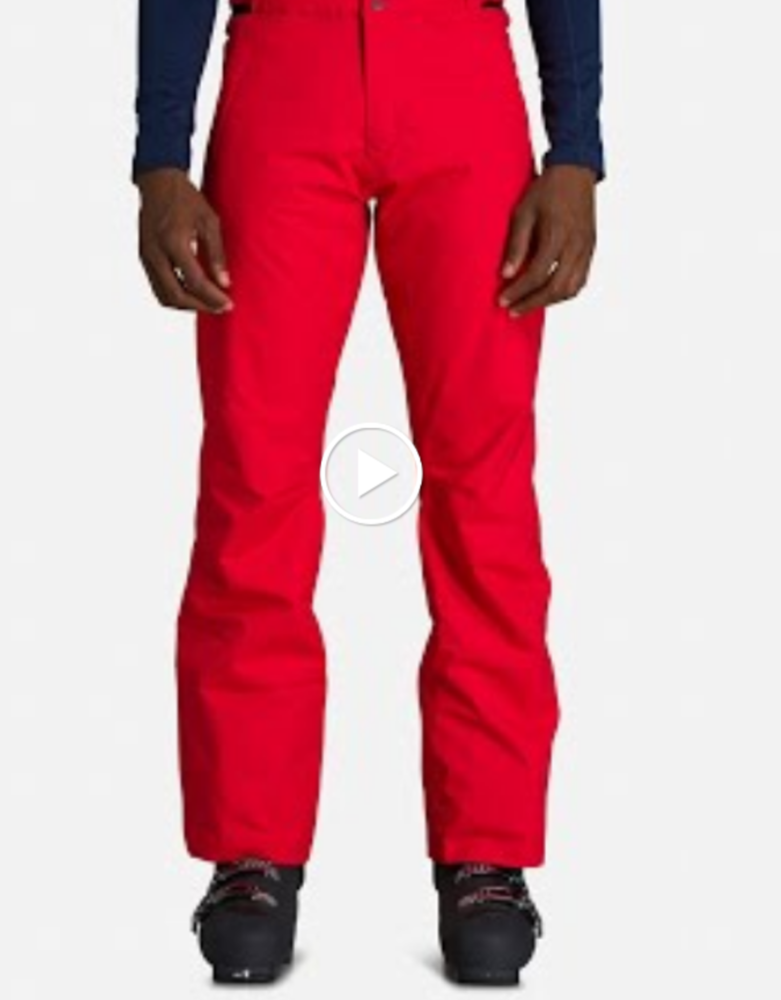 Rossignol ski pant red (M) homme