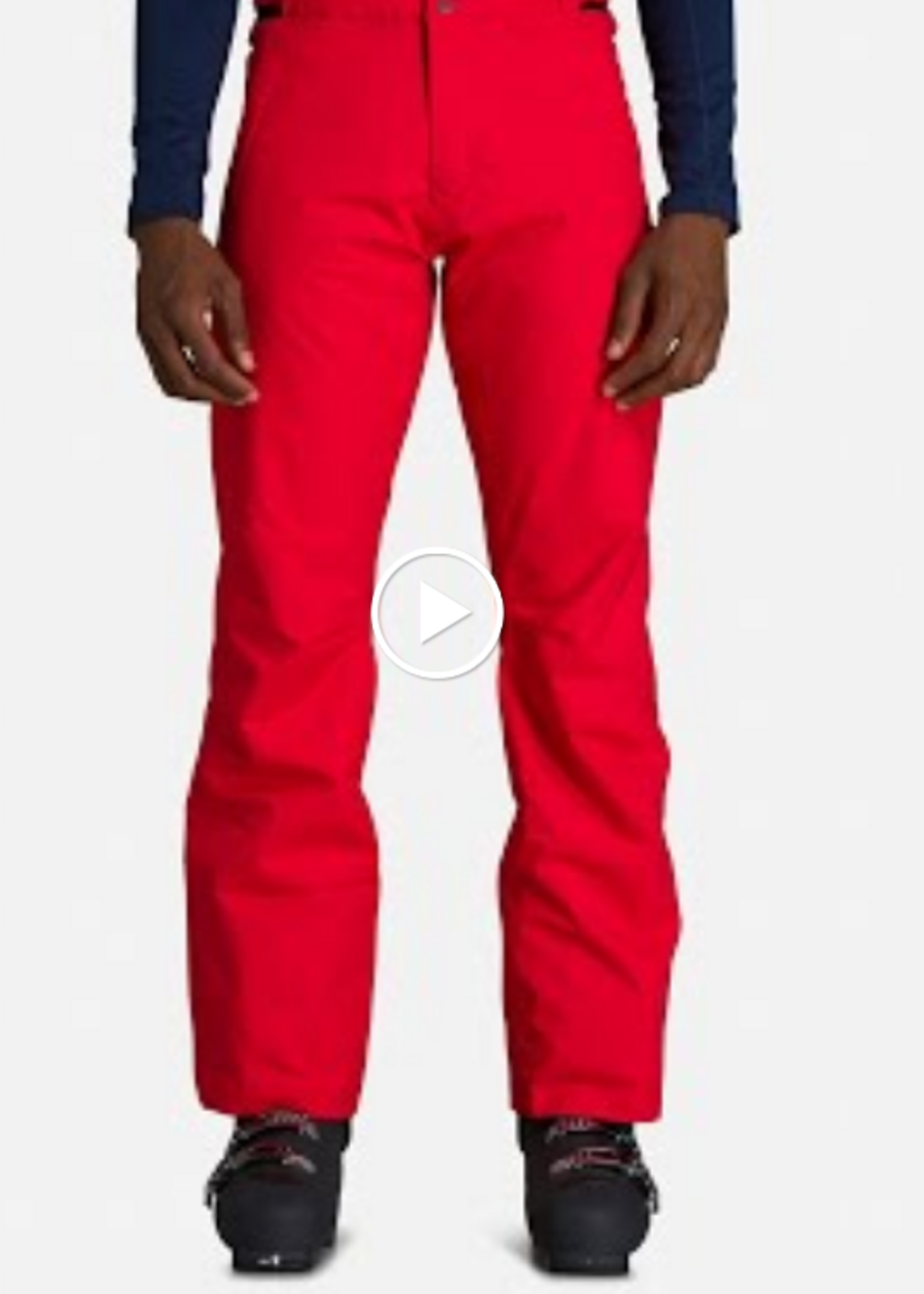 Rossignol ski pant red (M) homme