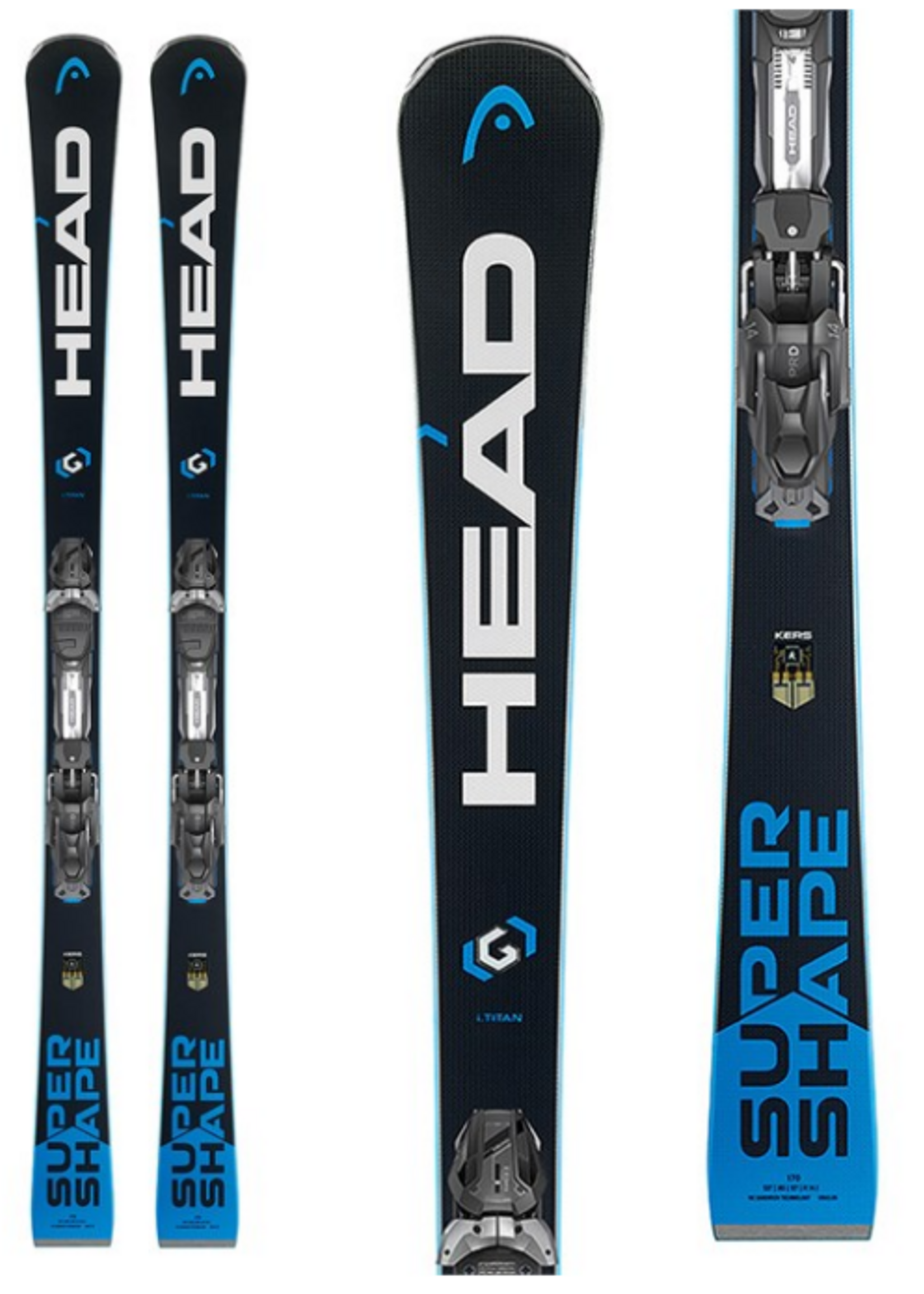 Head Shape i-TITAN Bk/Bue  170cm