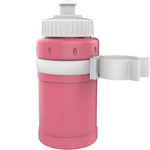EVO EVO, Kidster Bottle combo, Ensemble bidon et portebidon, Rose/Blanc