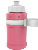 EVO EVO, Kidster Bottle combo, Ensemble bidon et portebidon, Rose/Blanc