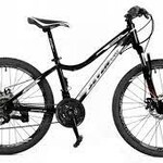 SEVEN PEAKS 21 Speed HUMMER JR 180 /SM ALLOY 24'' MTB Suspension Fork - Mech Disk Brake BLACK / WHITE