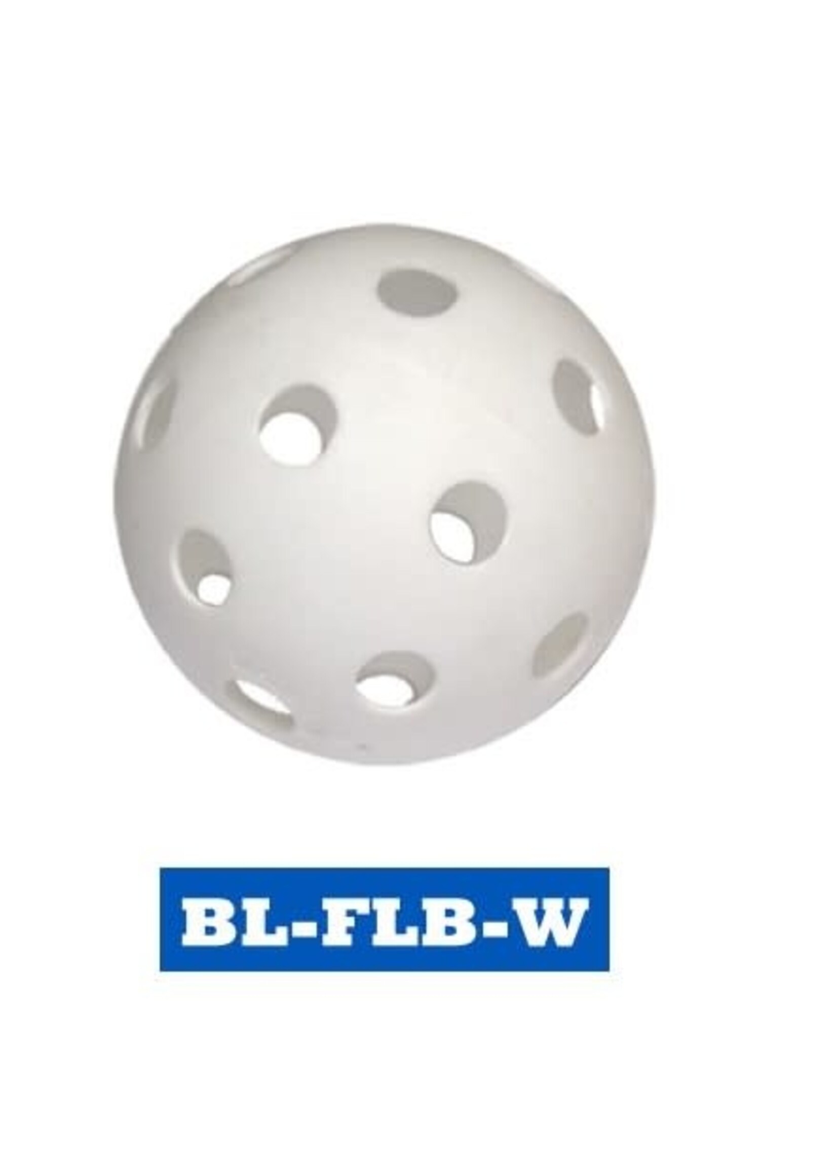 BLUE SPORTS WHIFFLE FLOOR BALL - WHITE