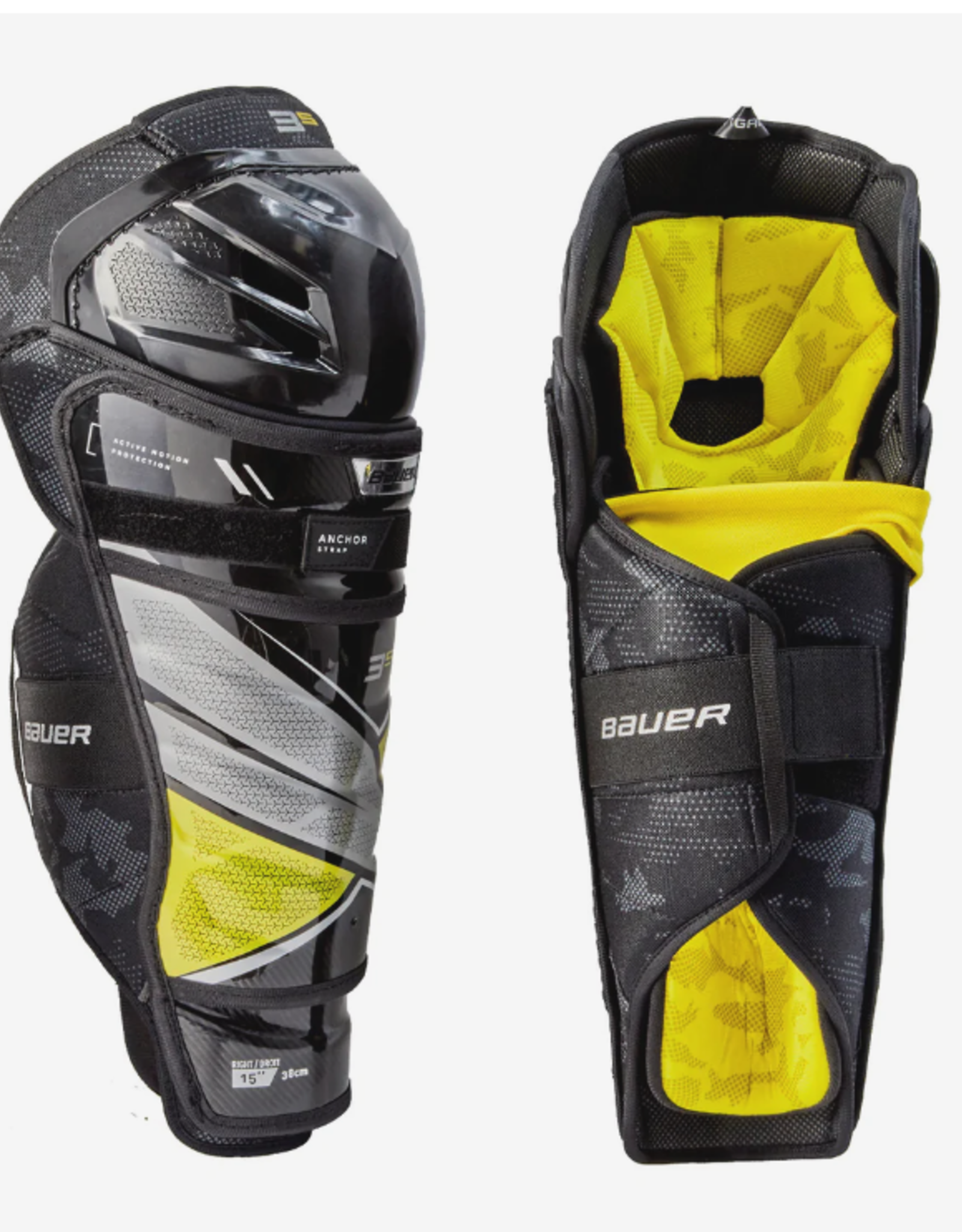 Bauer S21 SUPREME 3S SHIN GUARD - INT, SKU: 13.0, Dim1: 13.0