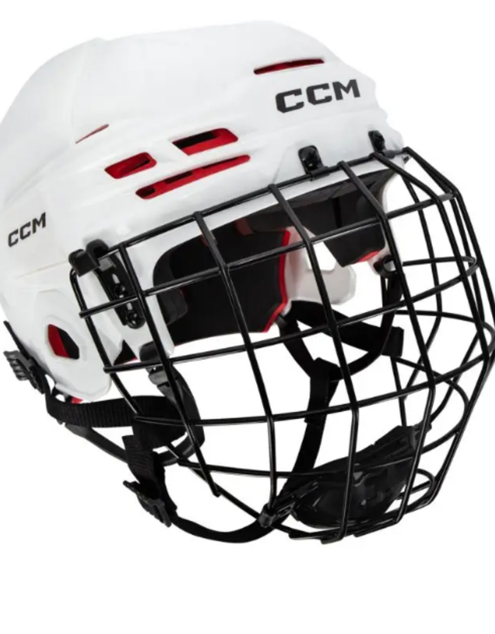 CCM HT70C SR CCM TAC Combo Helmet White L