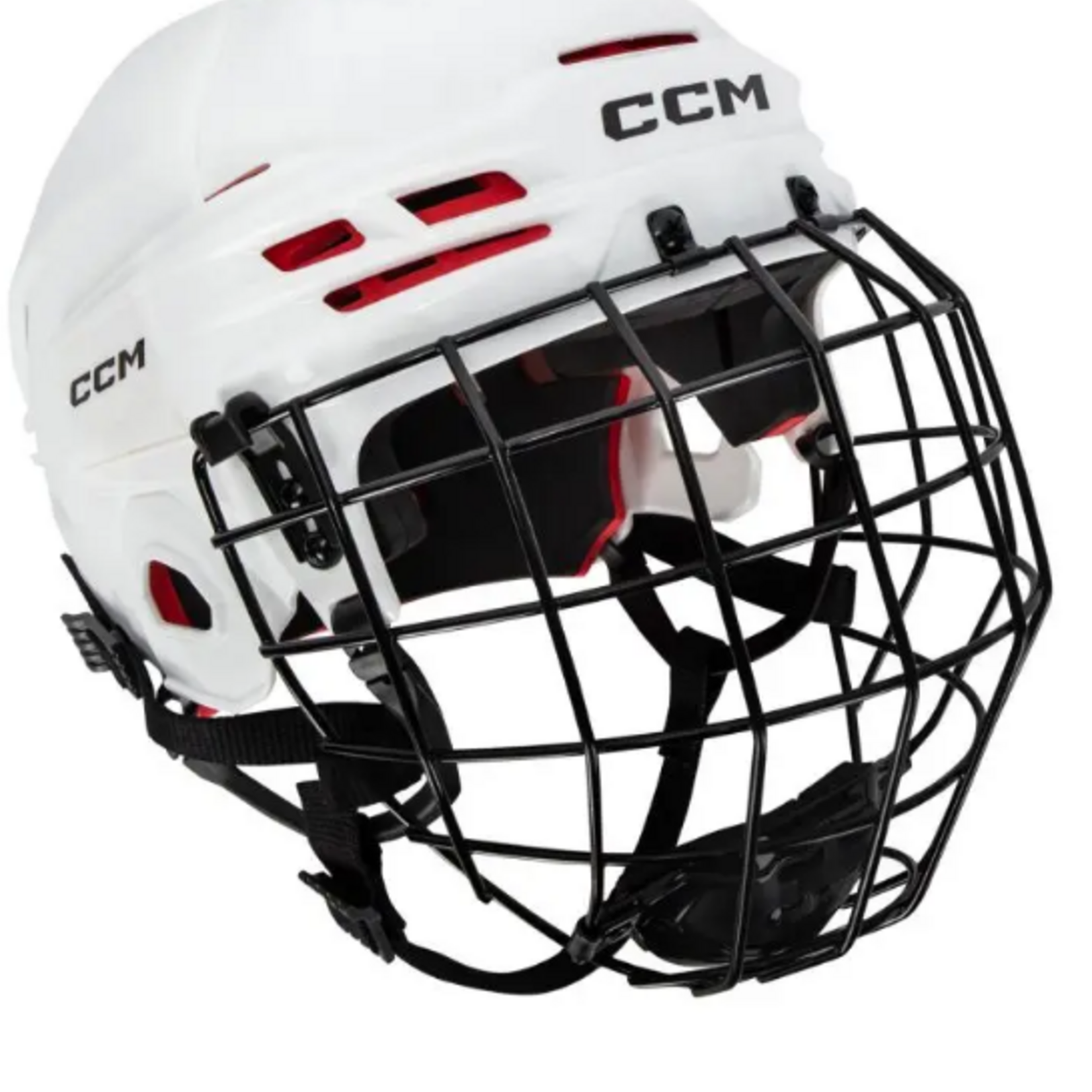 CCM Hockey HT70C SR CCM TAC Combo Helmet White L
