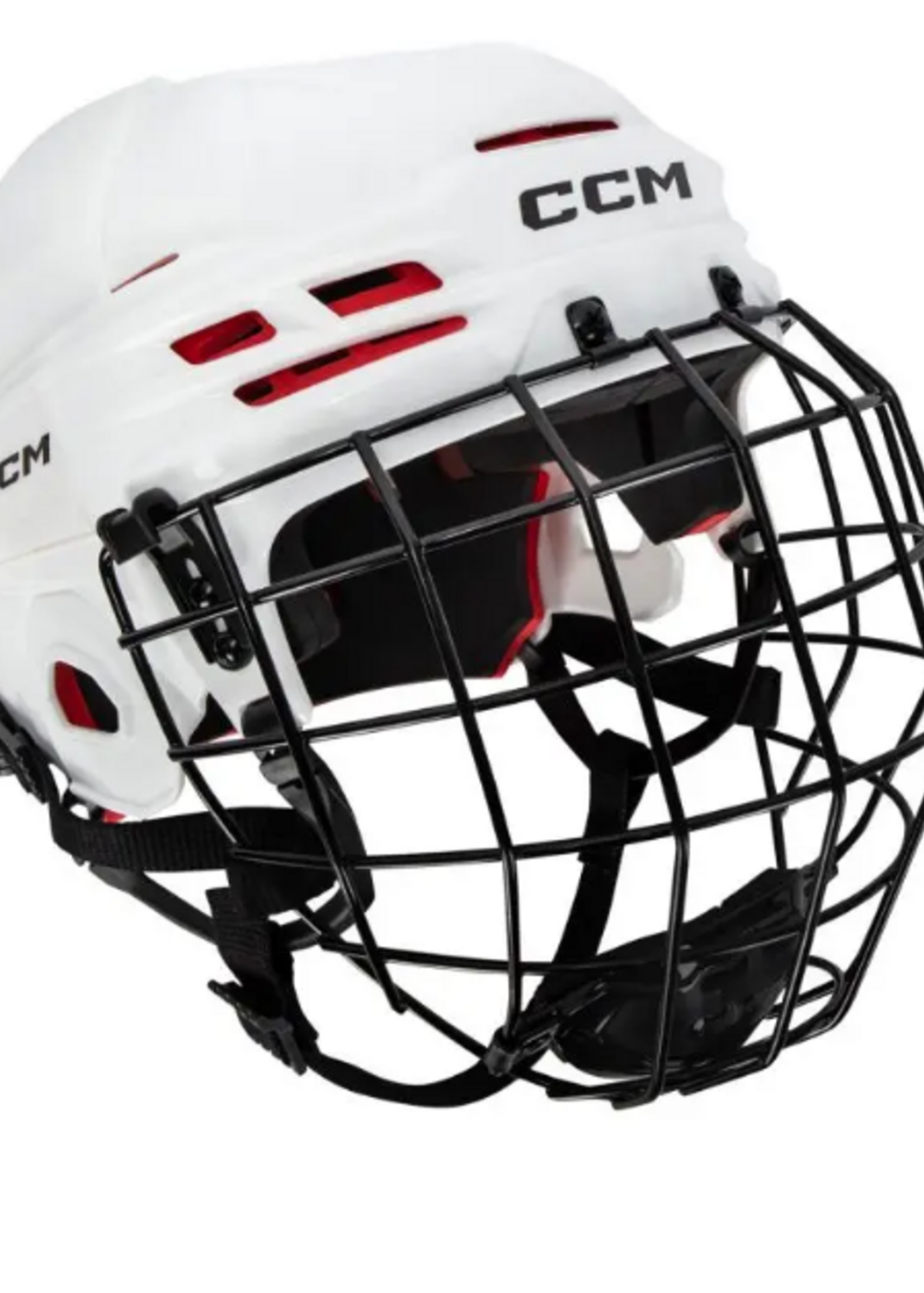 CCM Hockey HT70C SR CCM TAC Combo Helmet White L