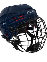 CCM Hockey HT70C SR CCM TAC Combo Helmet Navy L