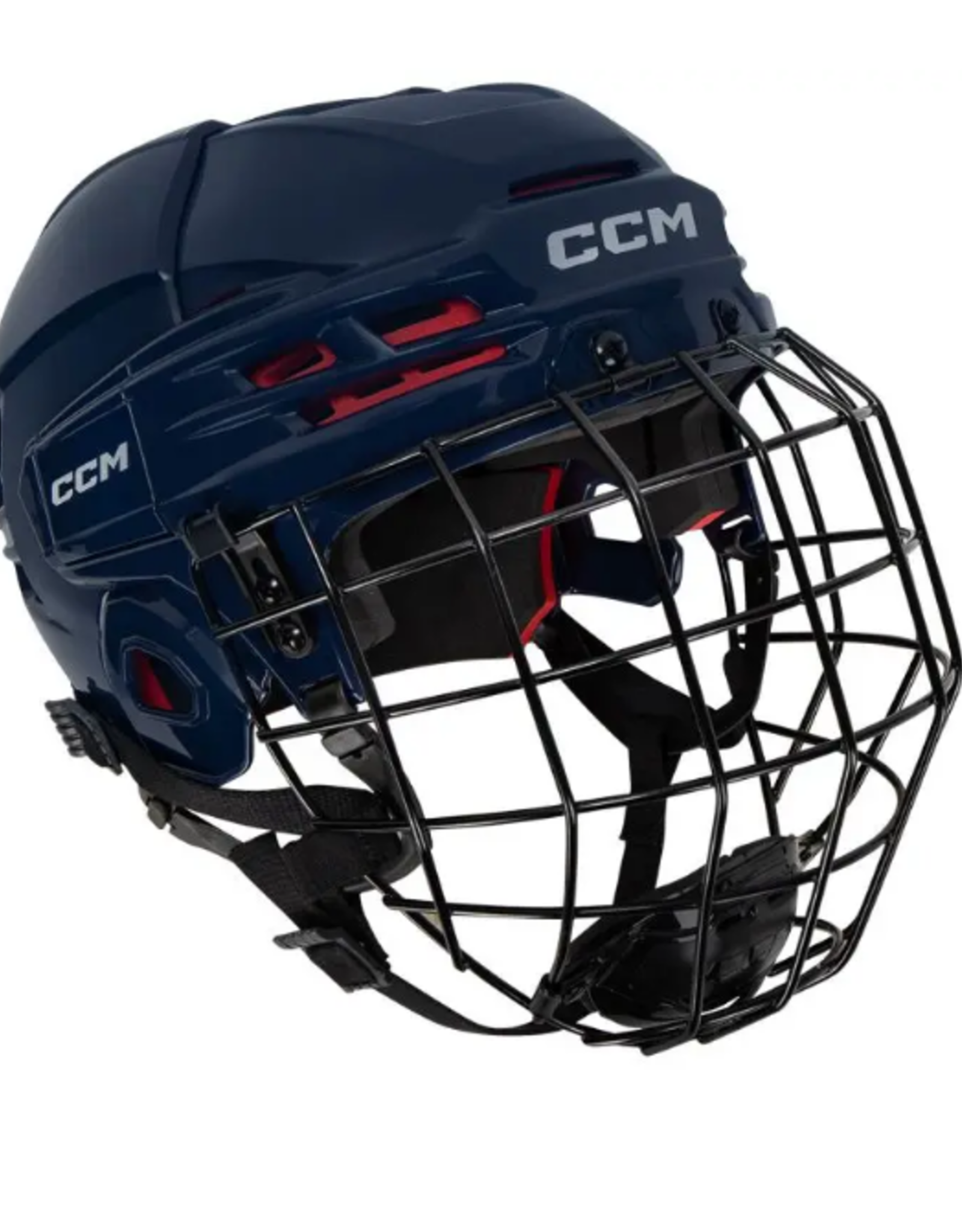 CCM Hockey HT70C SR CCM TAC Combo Helmet Navy L