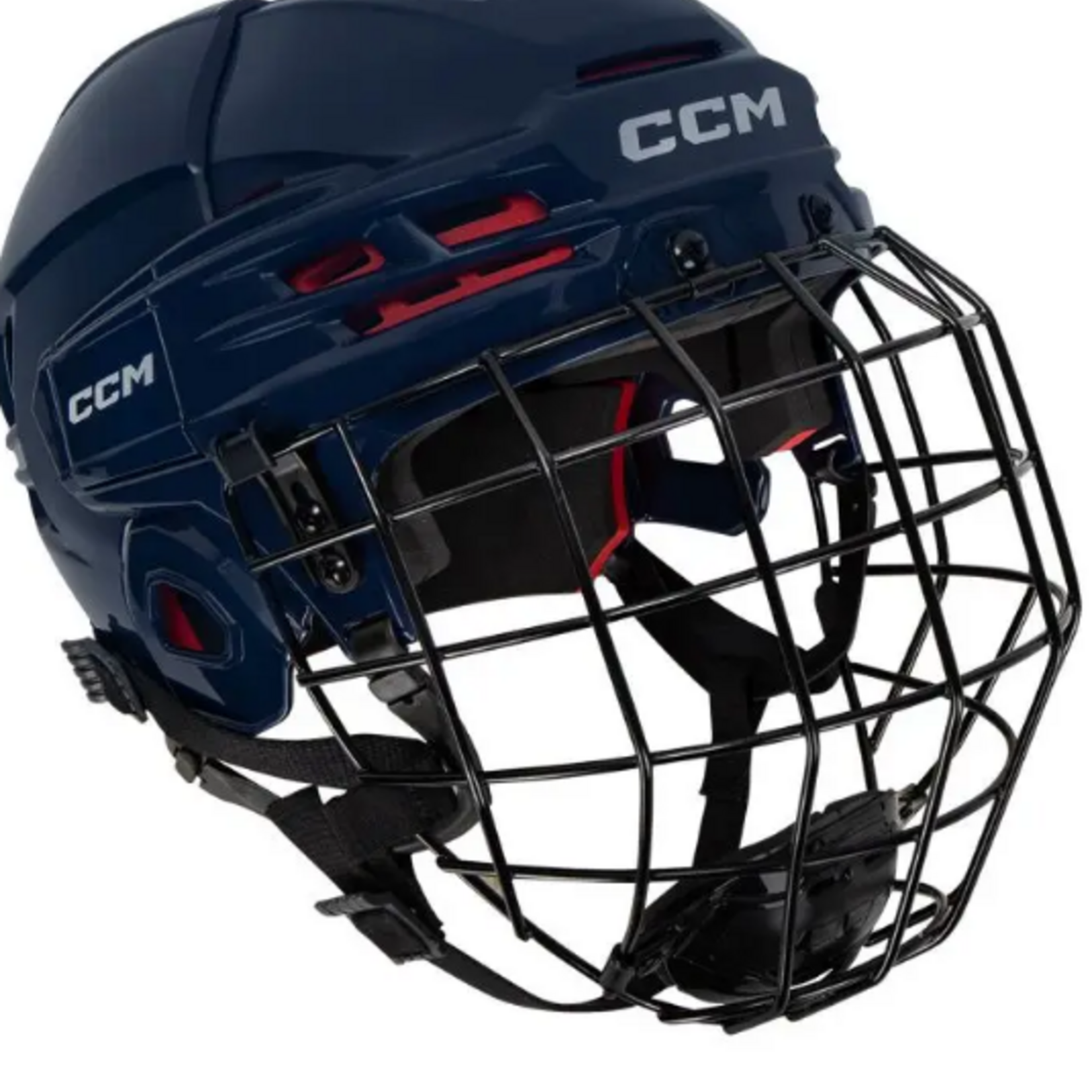 CCM Hockey HT70C SR CCM TAC Combo Helmet Navy L
