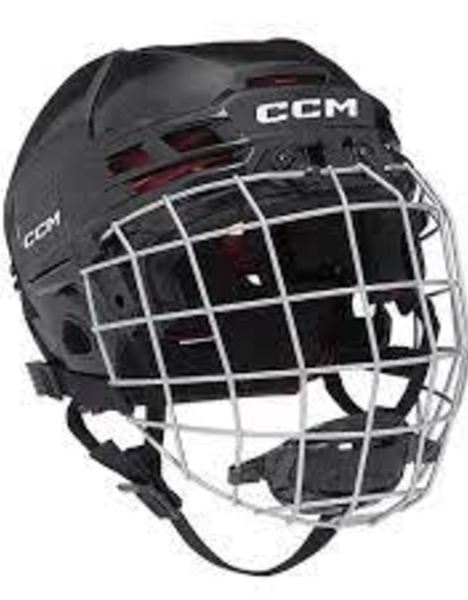 CCM Hockey HT70C JR CCM TAC Combo Helmet Black OSFA