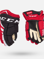 CCM Hockey HG485 JR CCM JS Prot Gloves Black/Red/White 12