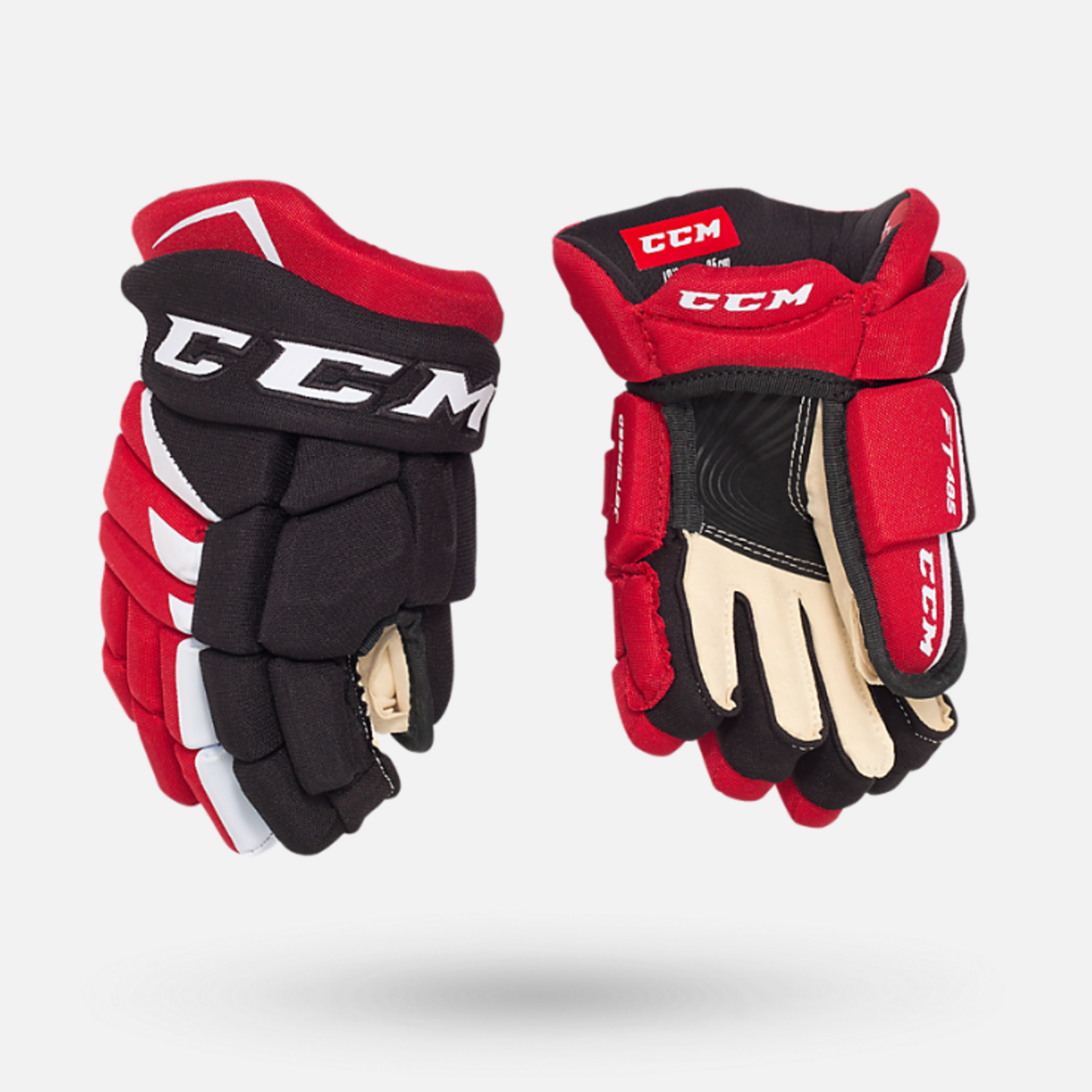 CCM Hockey HG485 JR CCM JS Prot Gloves Black/Red/White 12
