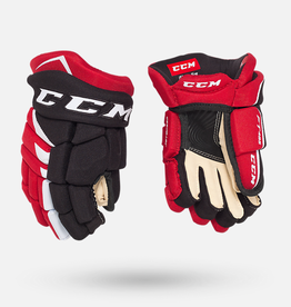 CCM Hockey HG485 JR CCM JS Prot Gloves Black/Red/White 12