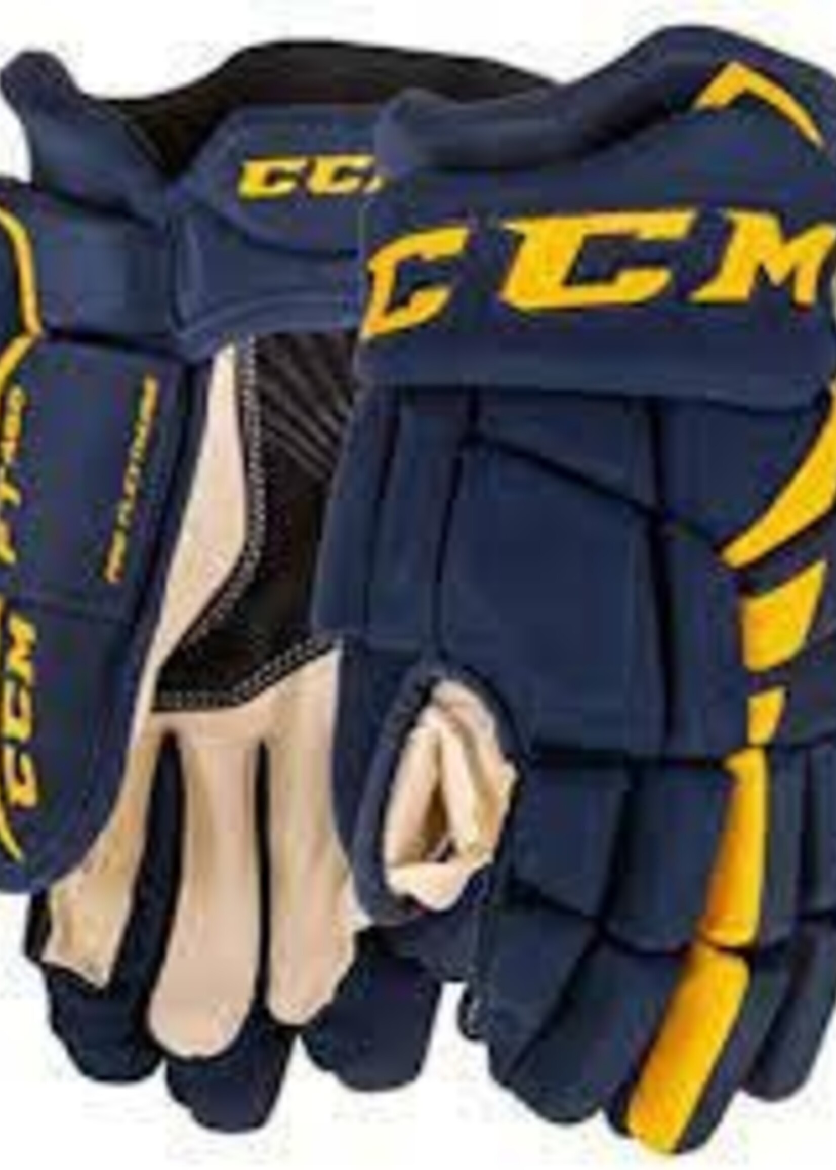 CCM Hockey HG485 JR CCM JS Prot Gloves Navy/Sunflower 11