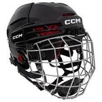 CCM Hockey HT70C YT CCM TAC Combo Helmet Black OSFA