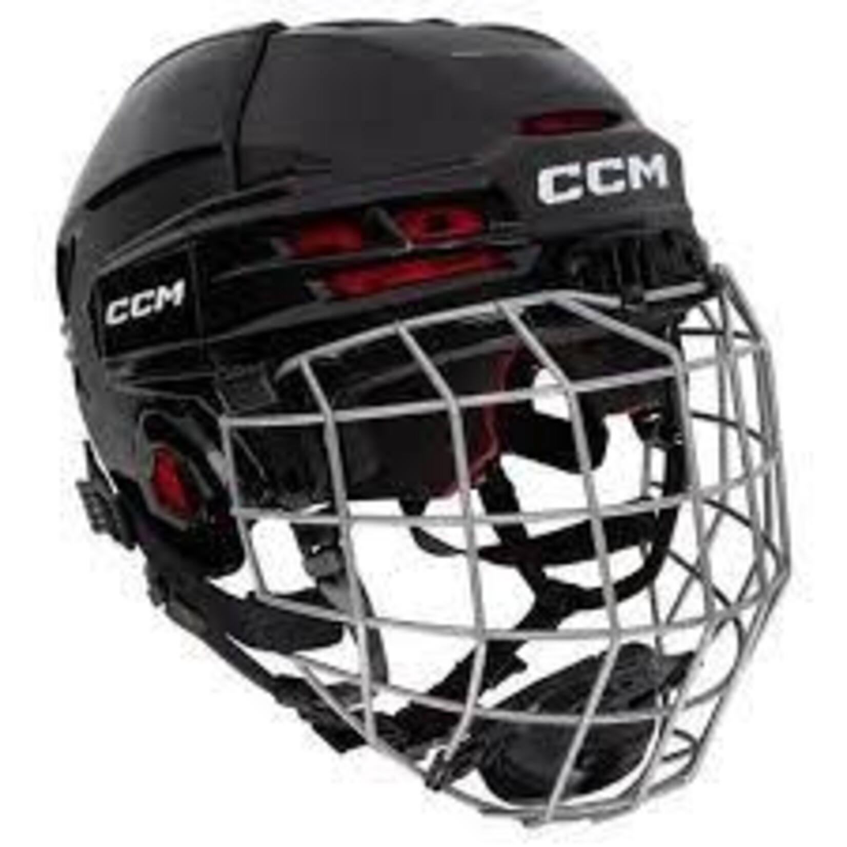 CCM Hockey HT70C YT CCM TAC Combo Helmet Black OSFA
