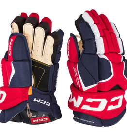 CCM Hockey HGAS580 SR CCM TAC Gloves Navy/Red/White 13