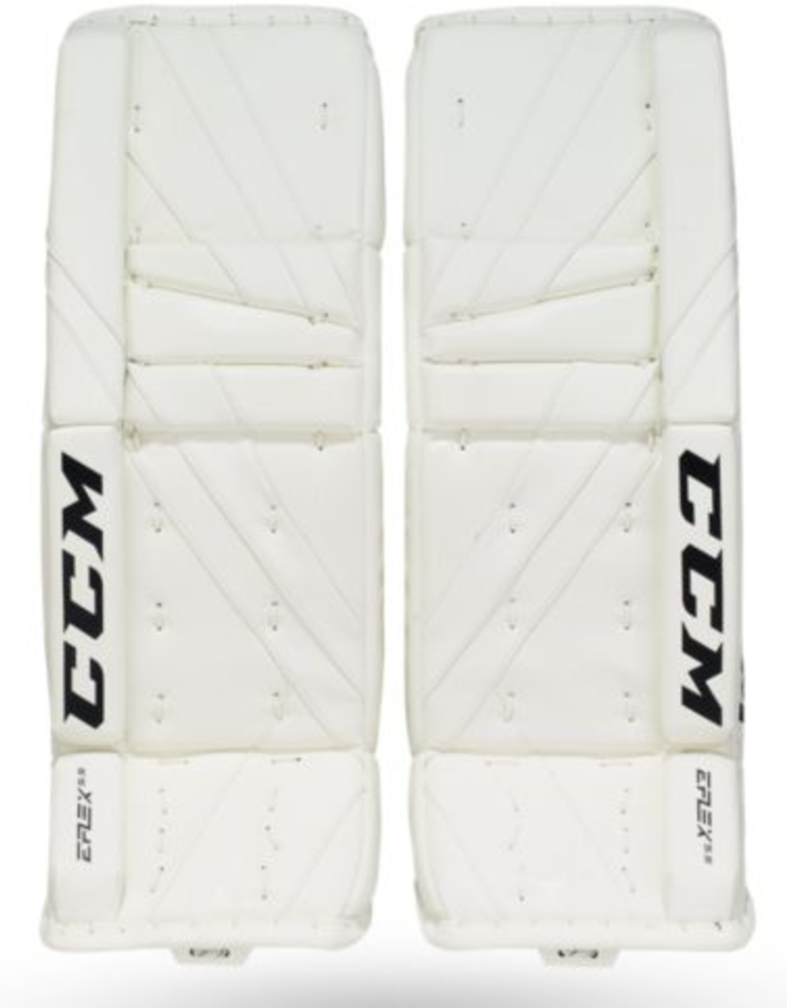 CCM Hockey GPE5.5 JR CCM EFX Goalie Pads White/White/White/White 28+1