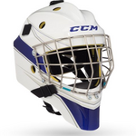 CCM Hockey GFA1.5DEC JR CCM GOAL MASK FACEMASK White/Royal OSFA.
