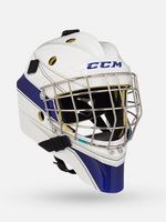 CCM Hockey GFA1.5DEC SR CCM GOAL MASK FACEMASK White/Royal OSFA.